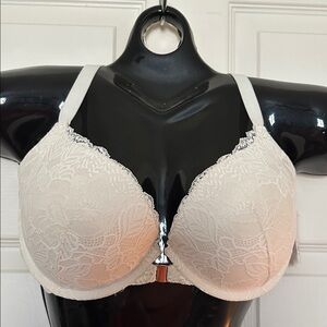 Auden Lace Underwire Bra - Cream